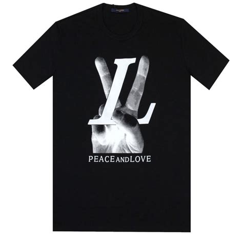 louis vuitton t shirt mens peace and love|Louis Vuitton 2018 Peace & Love T.